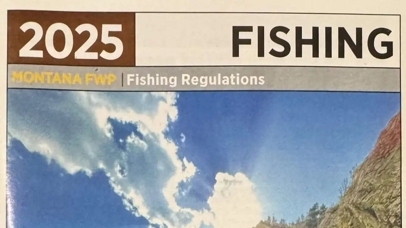 Cropped Cover of Montana Fish, Wildlife, & Parks 2025 Fishing Regulations