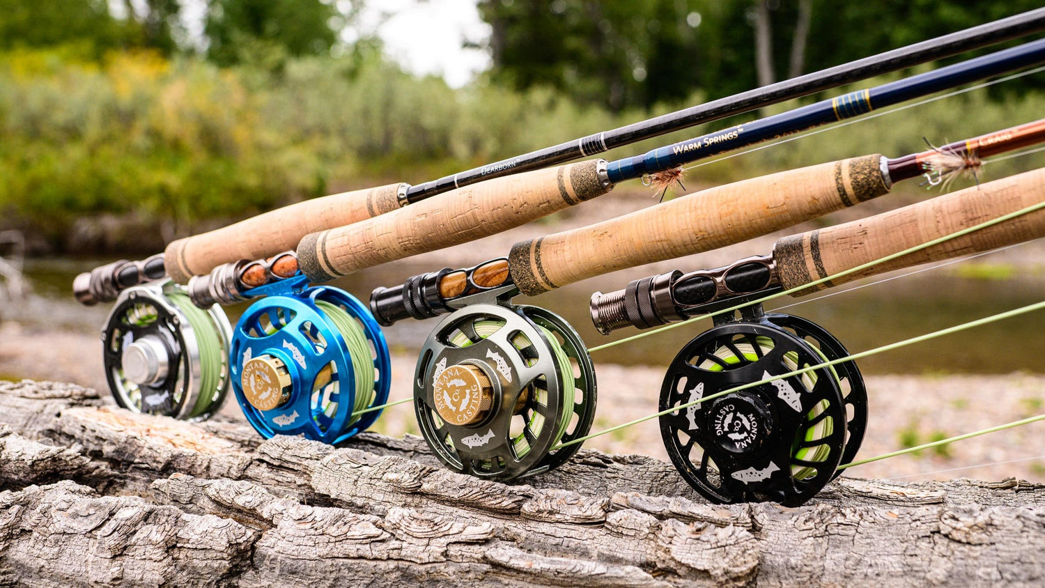 Several MCCo. Fly Rod Outfits