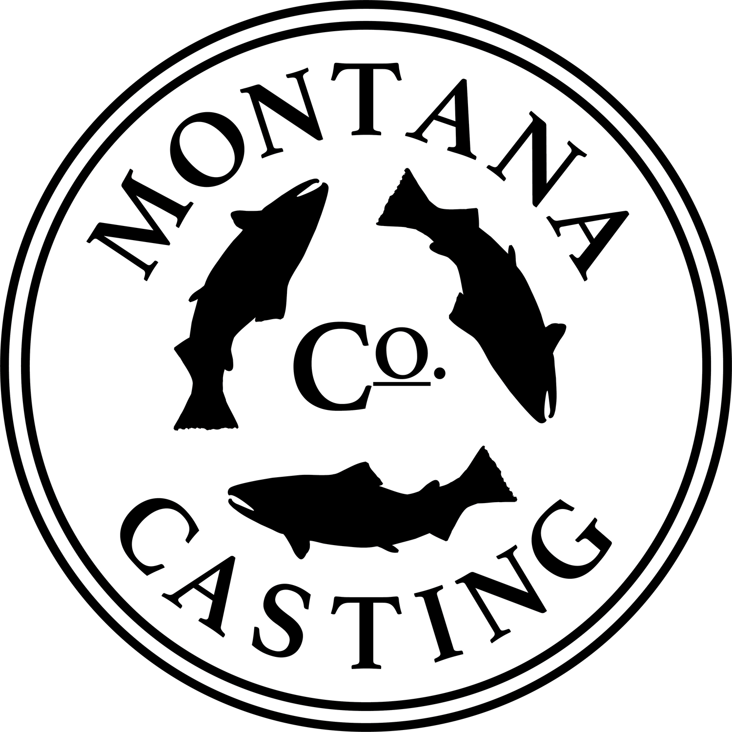 Montana Casting Co. Logo Black on White