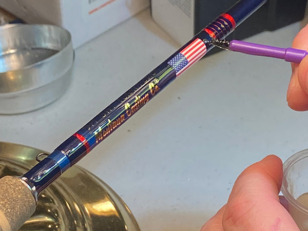 Finishing Touches on Custom Fly Fishing Rod