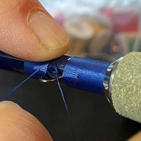 Adding Thread to Wraps of a fly Rod