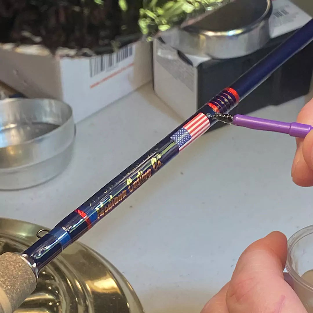 Applying Epoxy to a Custom Fly Rod
