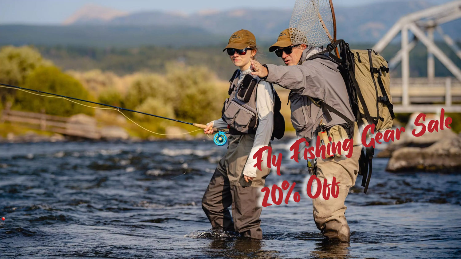 Fly Fishermen on the Madison River, Montana