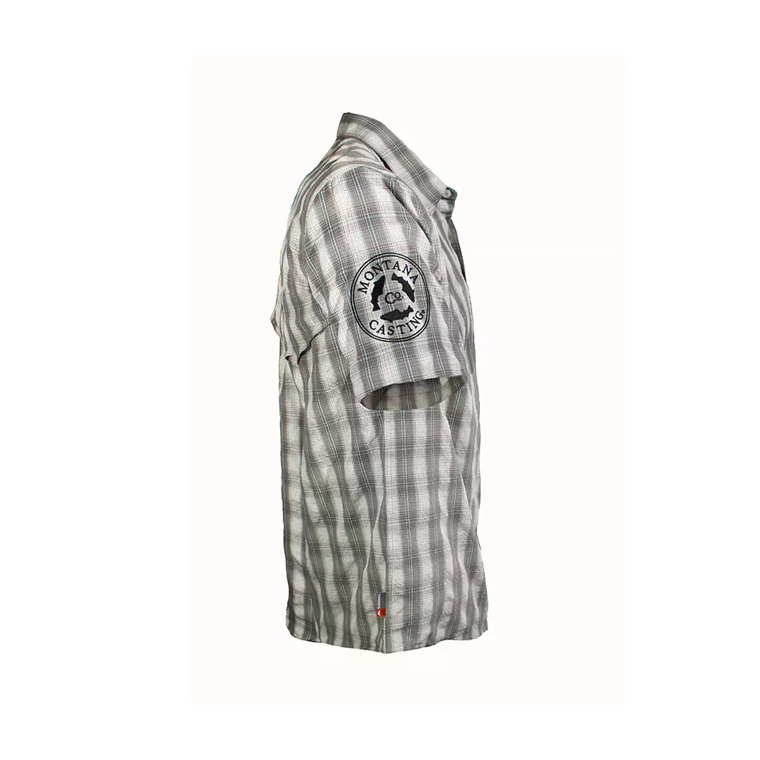 Fly Fishing Logo Short Sleeve Shirt by Simms Side View