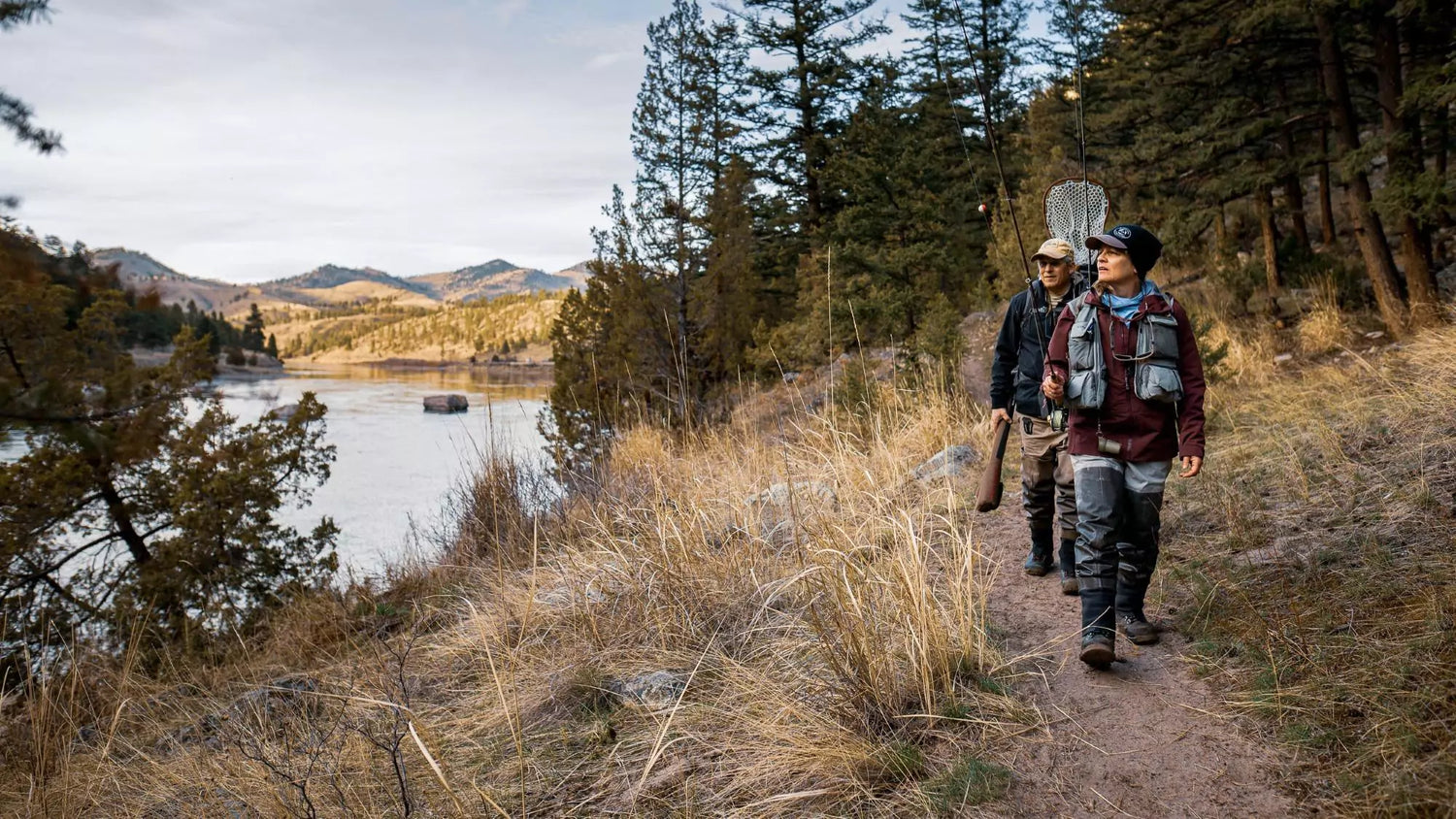 People Carrying MCCo. Fly Rod and Reel Combos