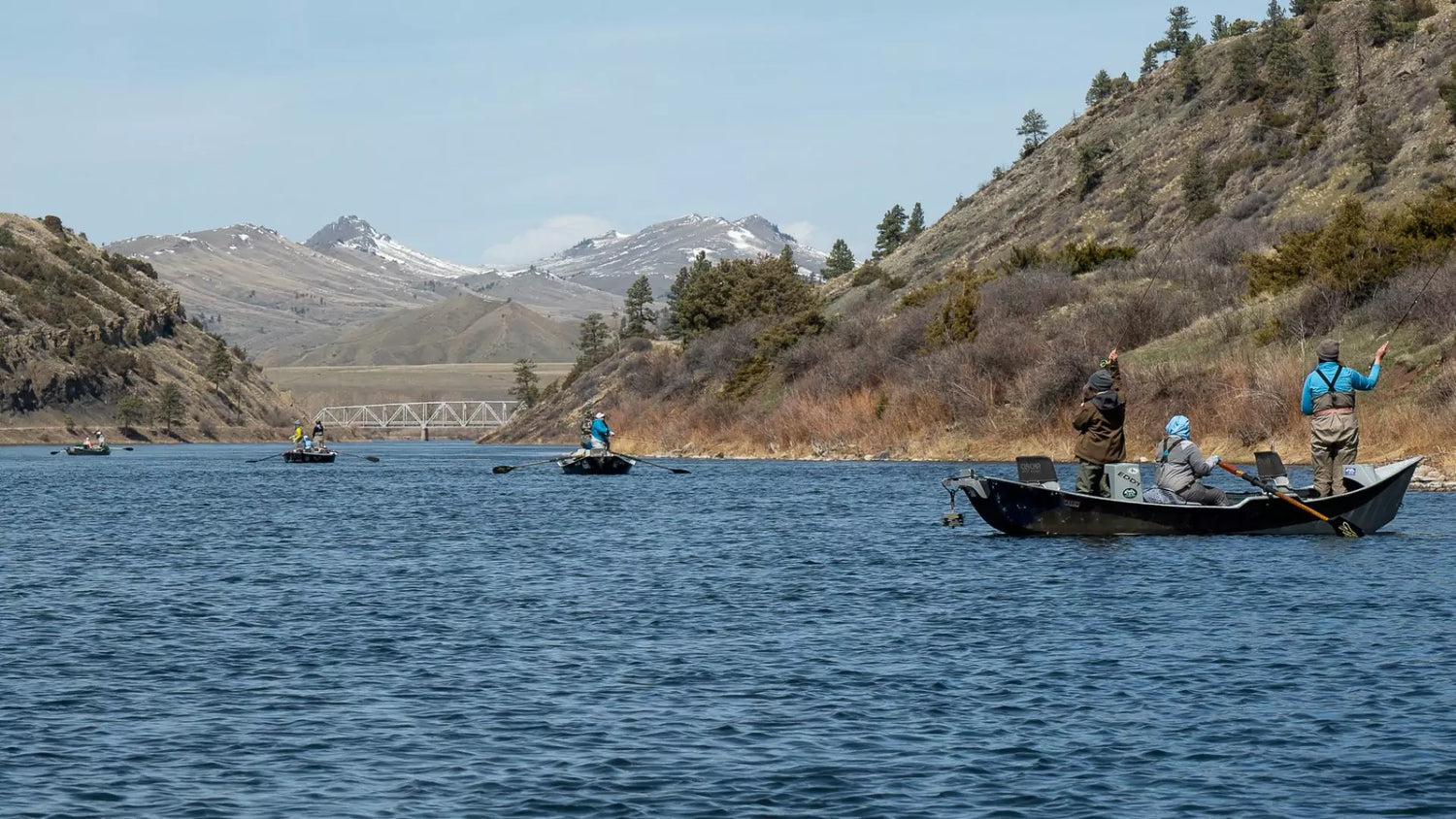 Fly Fishing from Drift Boats in Montana