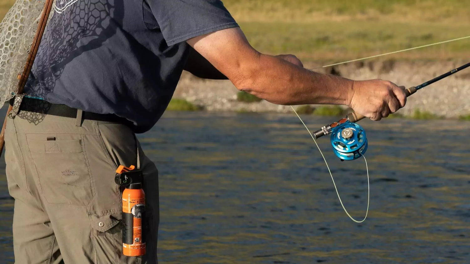 Man Casting a Warm Springs Fly Rod