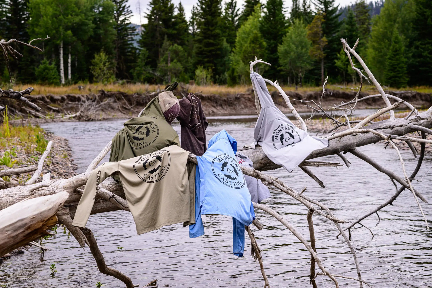 Montana Casting Co. Fly Fishing Shirts and Hats 