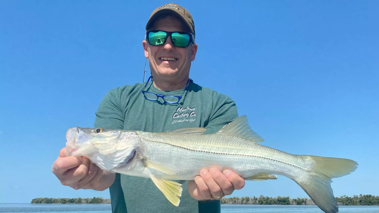 Fly Fisherman Holding a Bonefish