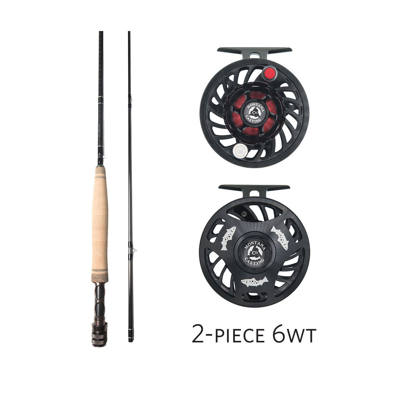 2-piece 6wt Alaskan Fly Rod Outfit