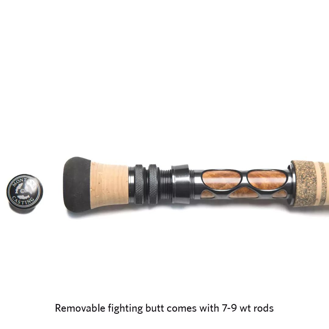 Fly Rod with Removable Fighting Butt and Butt Cap - Craig 7 Weight