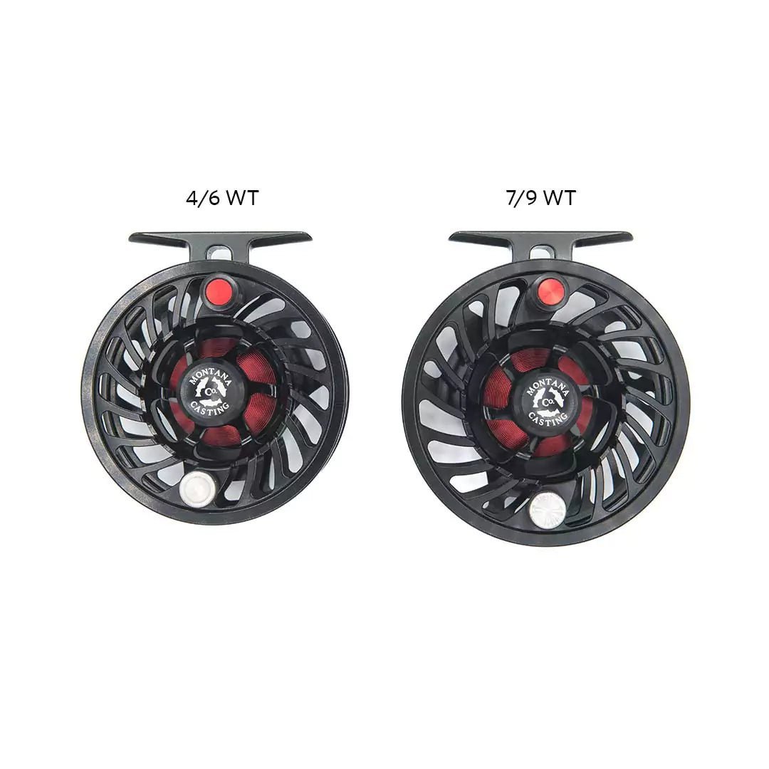 Fly Fishing Reel - Montana Casting Co. Elite 406 in 2 sizes