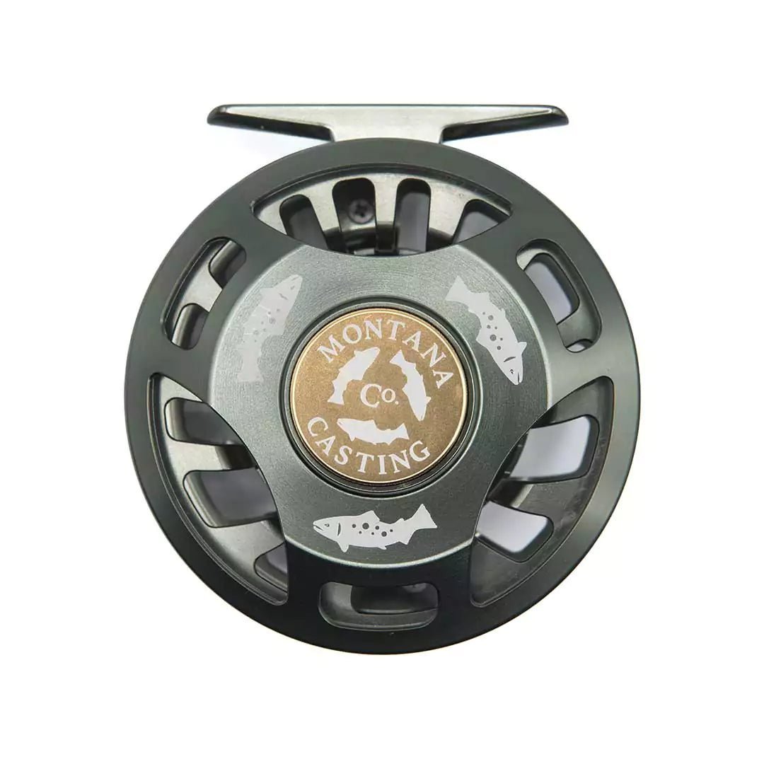 Fly Fishing Reel Envy 406 Frame Side/Color~Deepwater Green