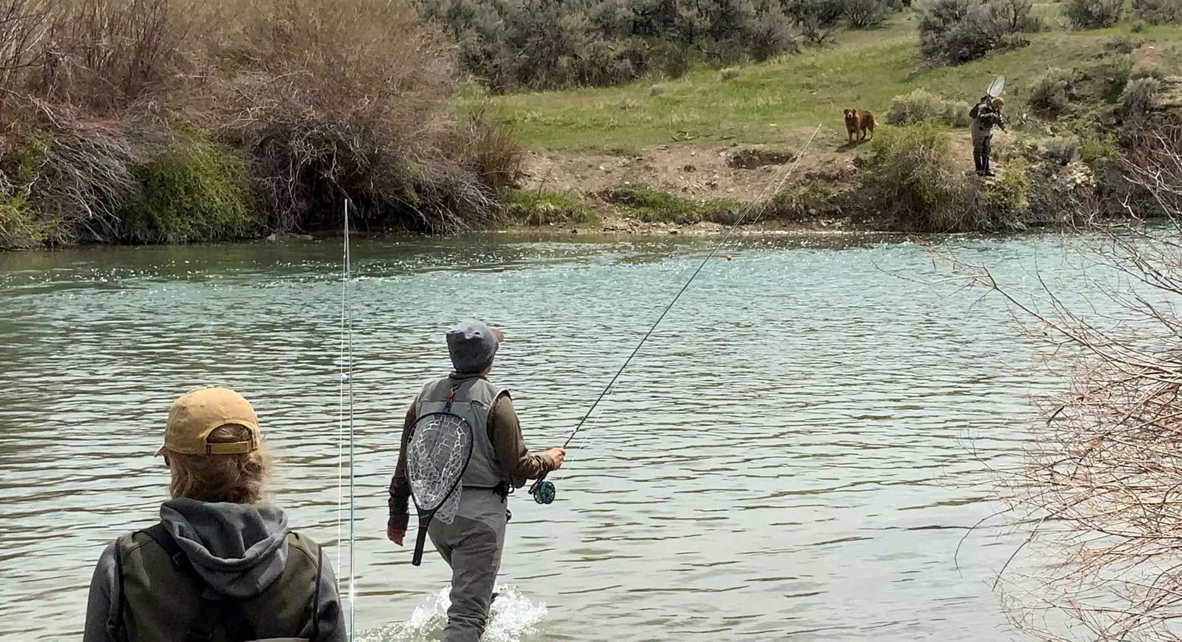 Fly Fishing LIfestyle: People at the River