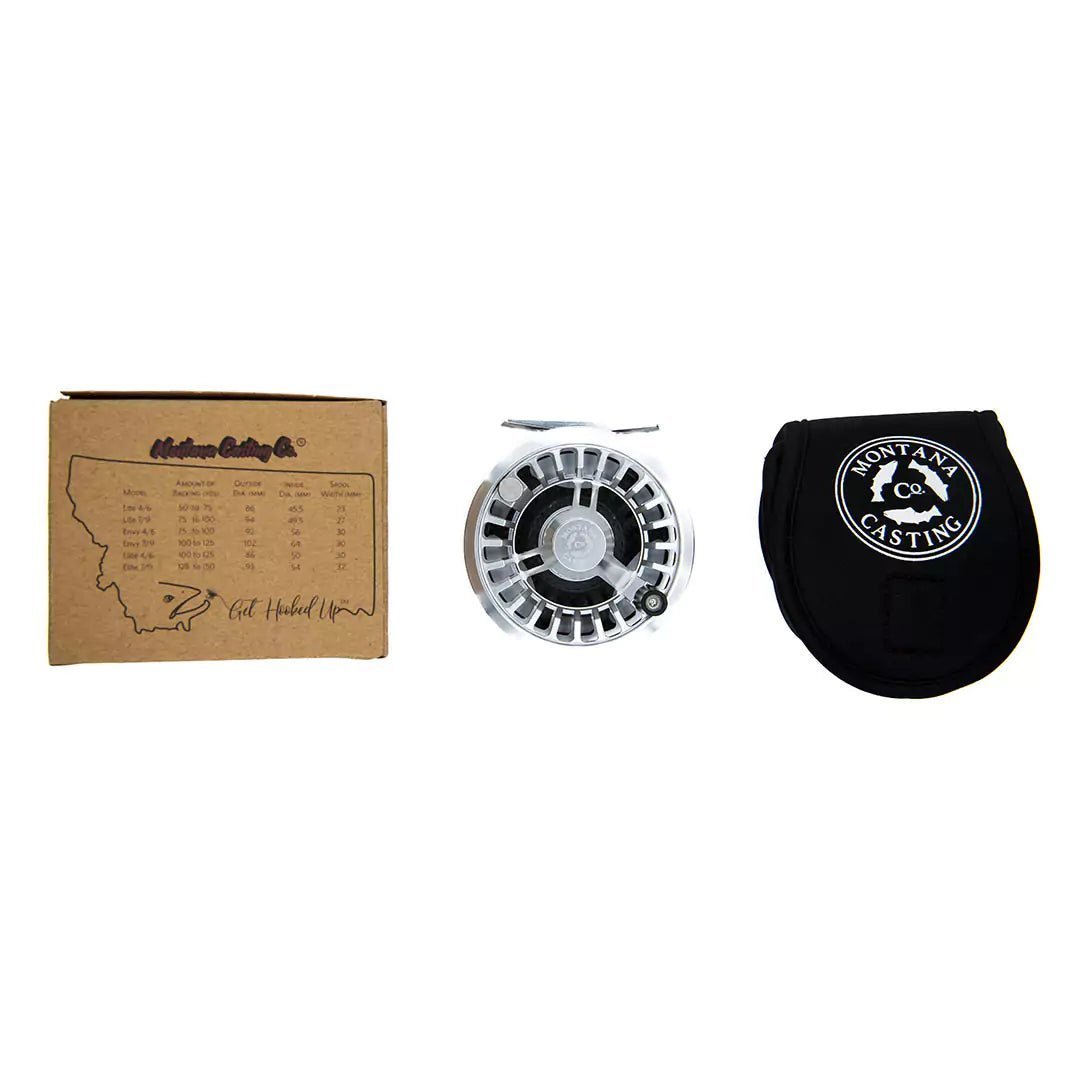 Fly Fishing Reel with Box and Neoprene Case - Lite 406