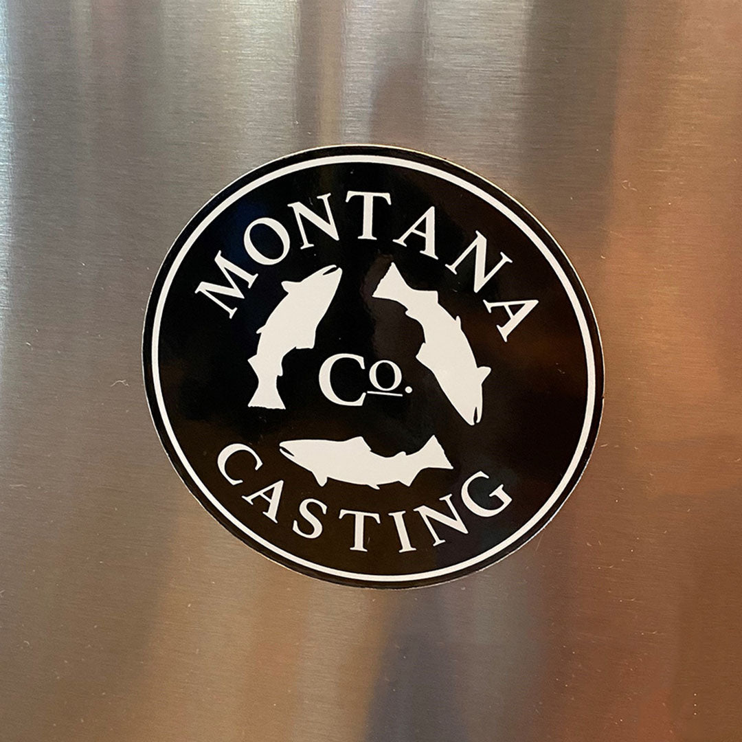 Montana Casting Co. Fly Fishing Logo Magnet