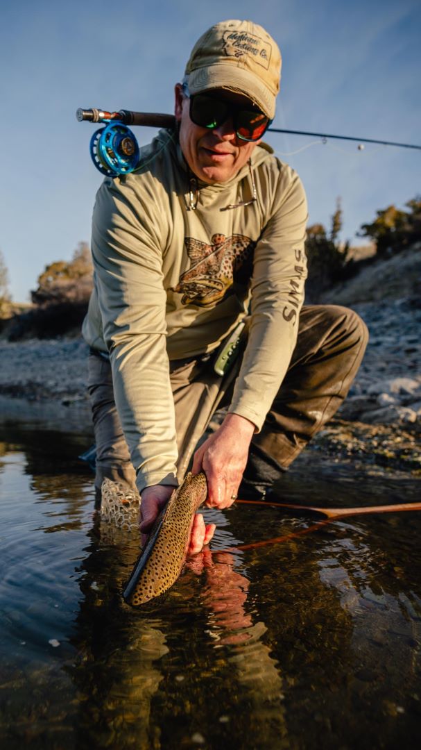 Montana Casting Co. CEO Scott Joyner Releases a Rainbow Trout