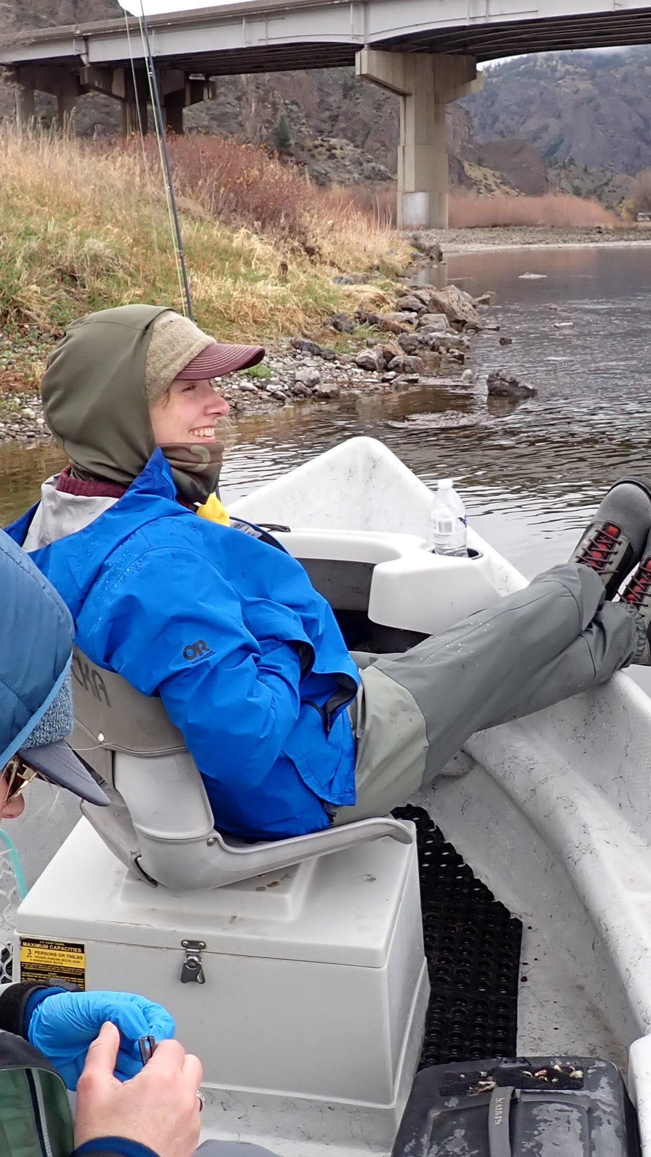 Copywriter Hannah Dreesbach Kicks Back in a Fly Fishing Drift Boat