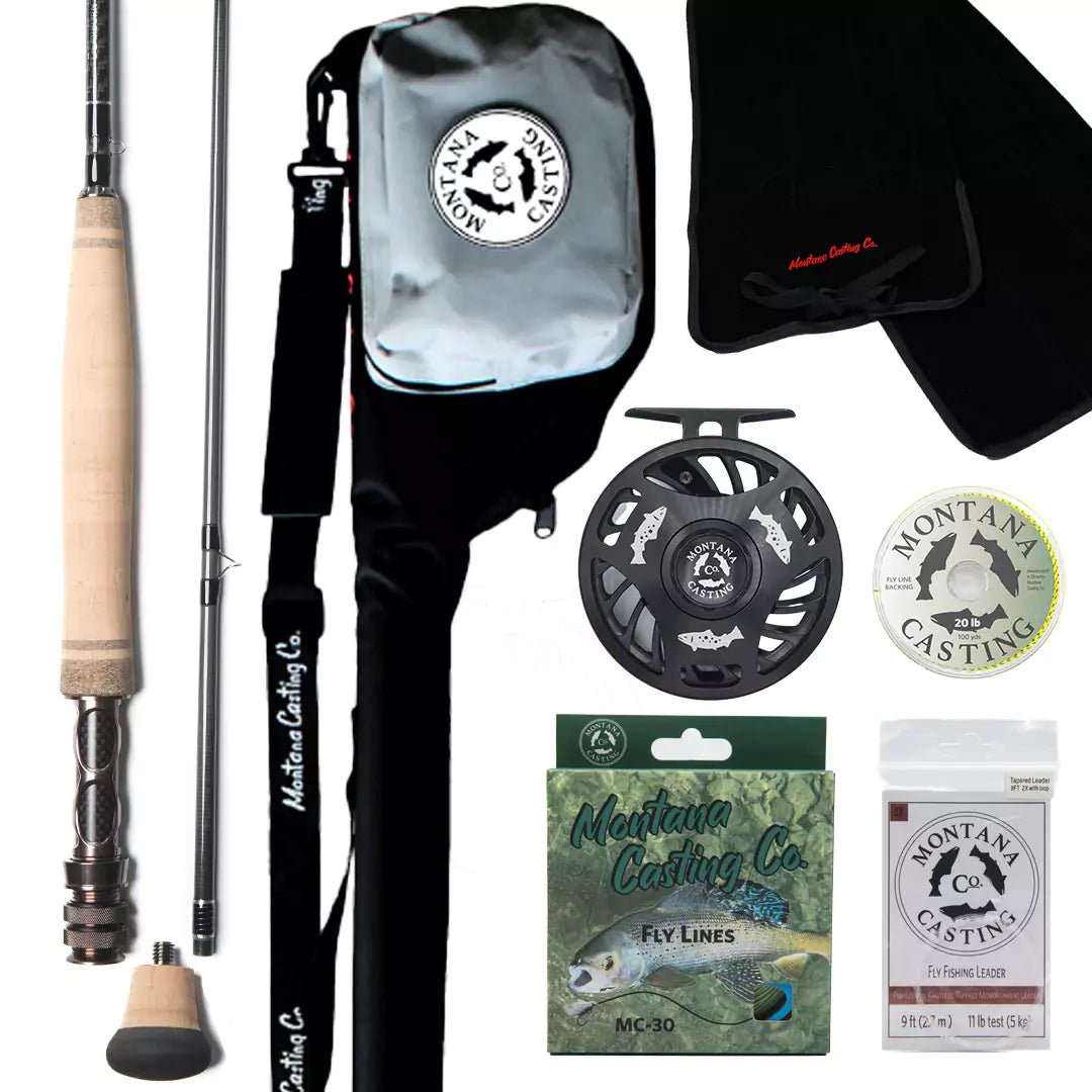 Saltwater Flats Series I Fly Rod Combo Components