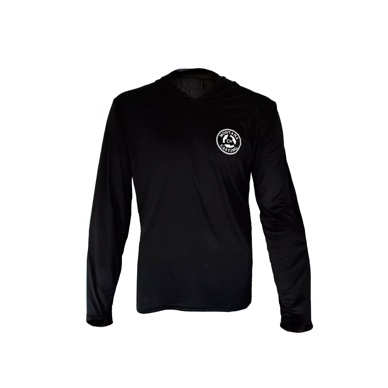Front View of MCCo. Montana and Logo Hoodie by Sea Threads