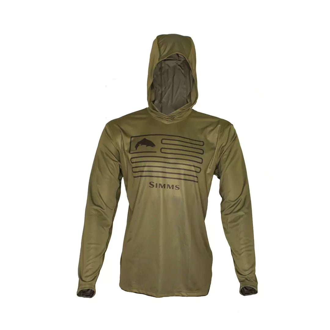 Simms Solarflex UPF 50+ Shirt, Sun Protection Hoodie - Sterling - Large at   Men's Clothing store