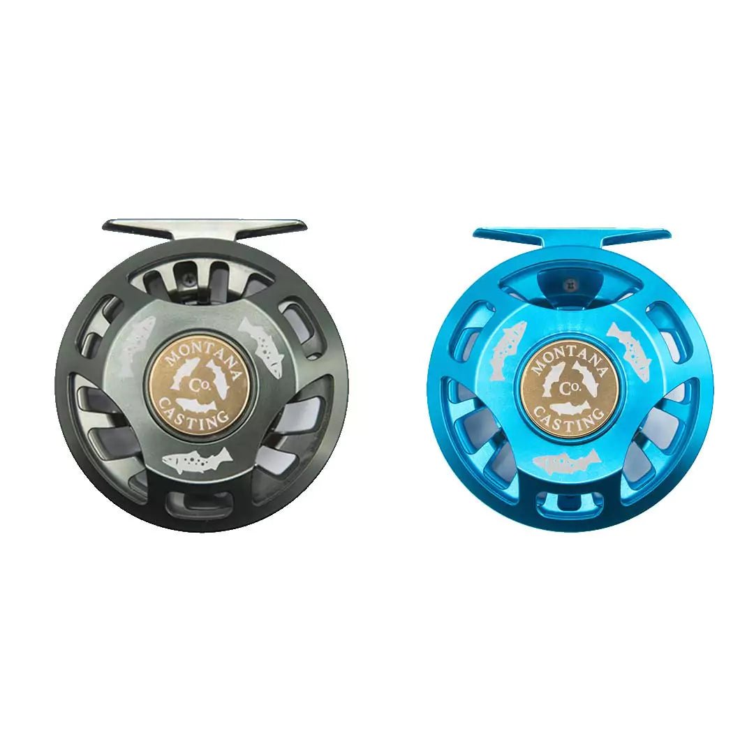 Fly Fishing Reel - Envy 406 in Deepwater Green and Glacier Blue