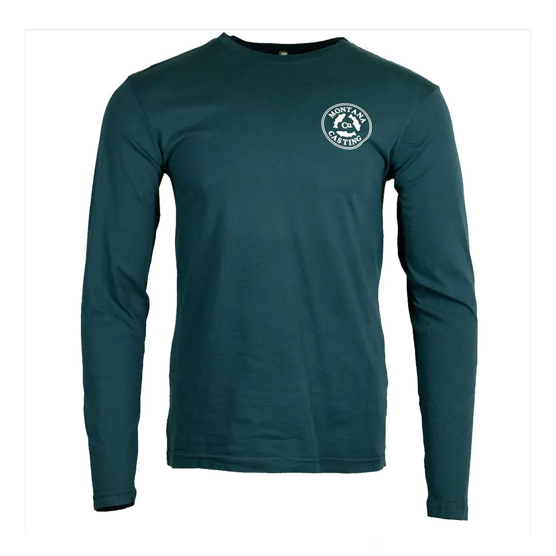 Montana Casting Co. Logo Tee by Ouray Long Sleeve Front
