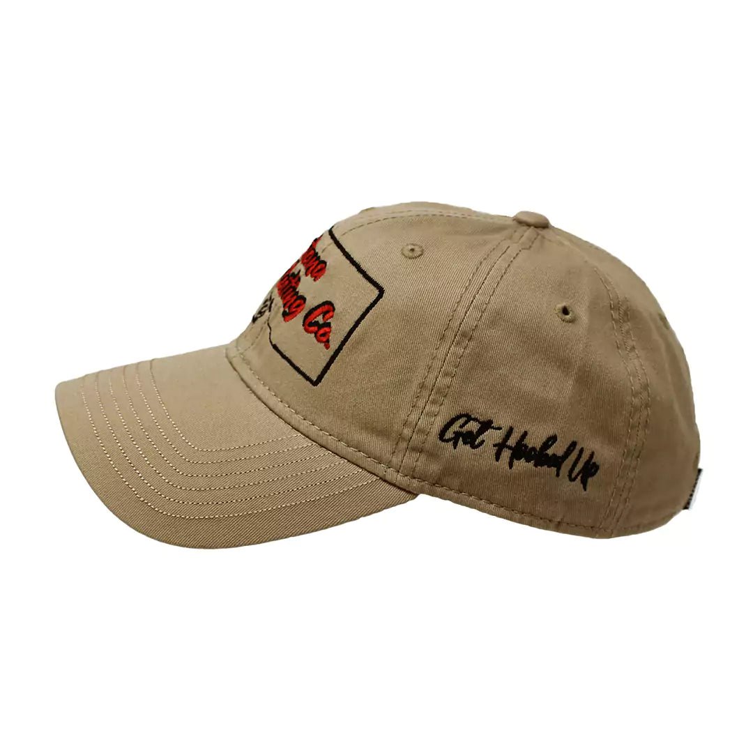 Montana Baseball Cap/Color~Khaki with Black on the Side